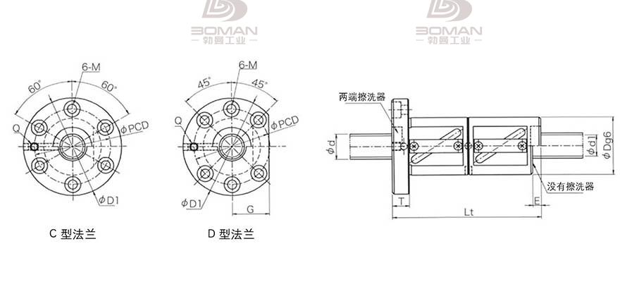 KURODA GR7020FD-DAPR 日本黑田精工丝杠钢珠安装方法