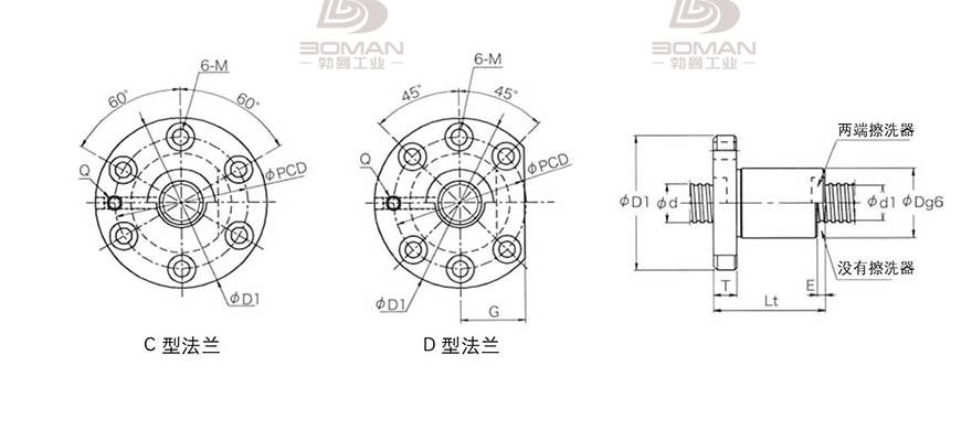 KURODA GD3210JT-CDPR 黑田精工丝杆怎么安装的
