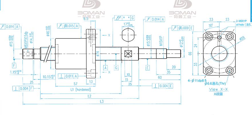 TBI XSVR02010B1DGC5-1099-P1 tbi滚珠丝杆研磨精度多少