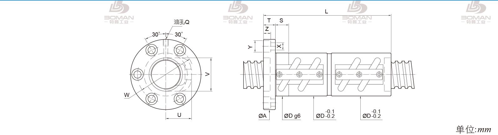 PMI FDVC-3206-3.5 pmi丝杆型号表大全